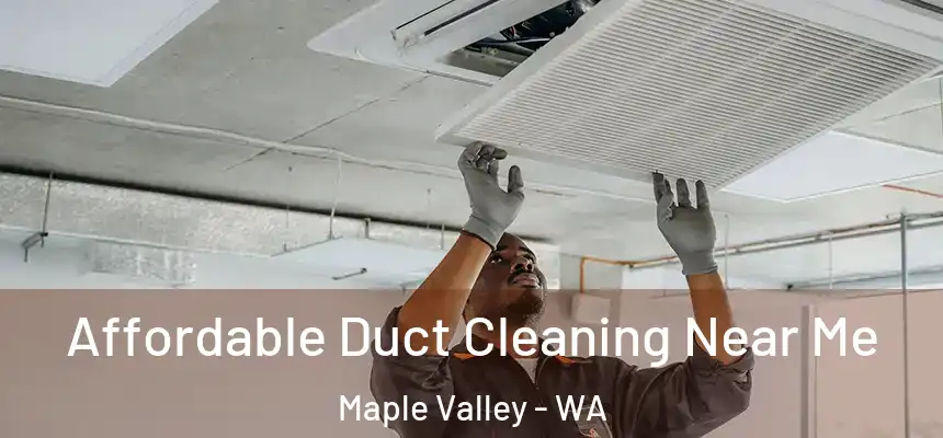 Affordable Duct Cleaning Near Me Maple Valley - WA